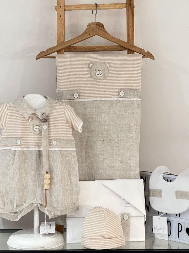 Set Neonato cotone Sartoria dei piccoli SET005P