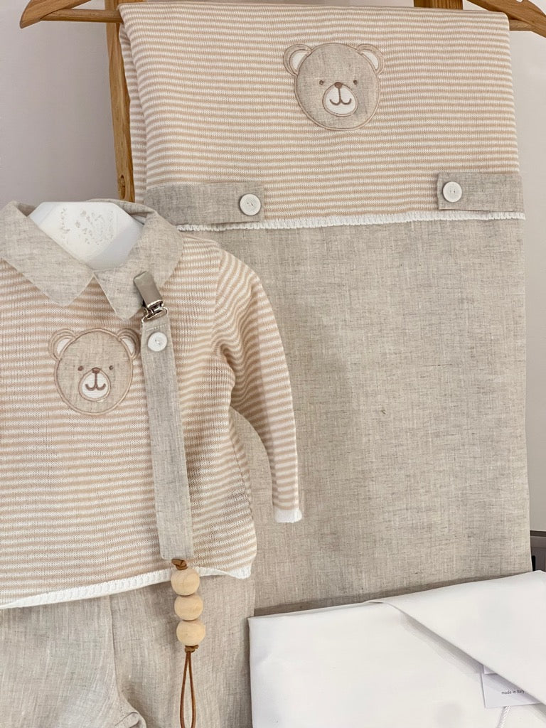 Set Neonato cotone Sartoria dei piccoli SET005S