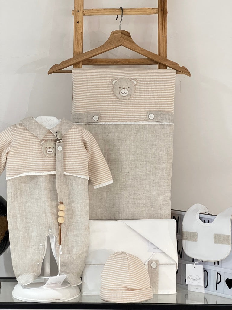 Set Neonato cotone Sartoria dei piccoli SET005T