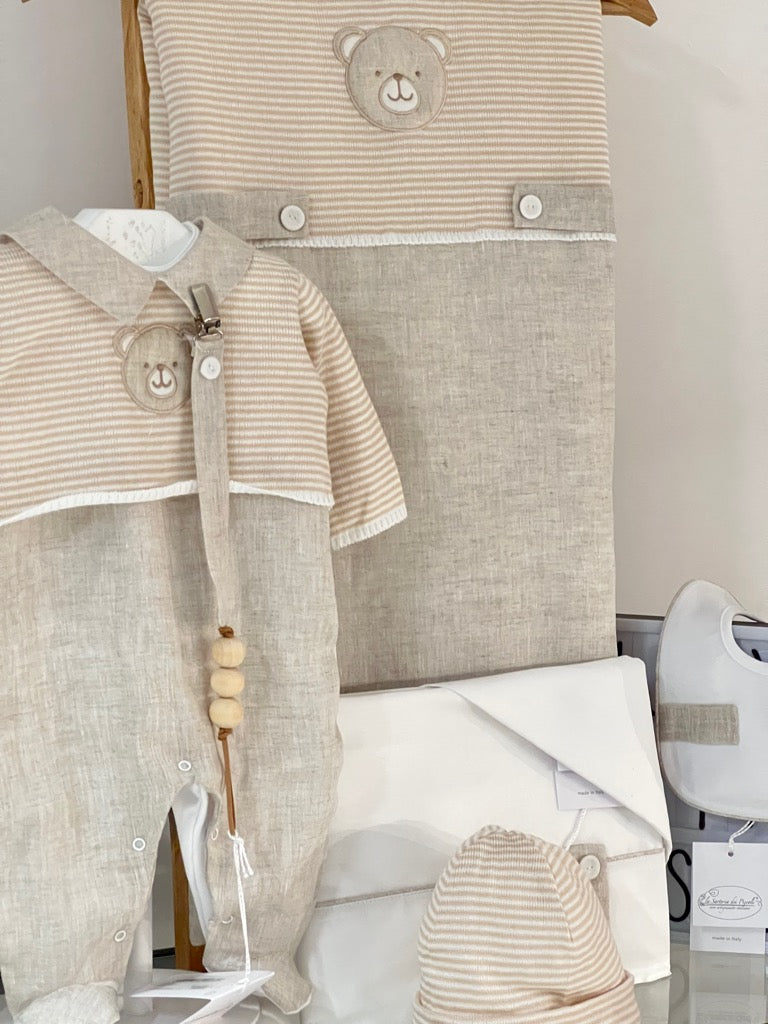 Set Neonato cotone Sartoria dei piccoli SET005T