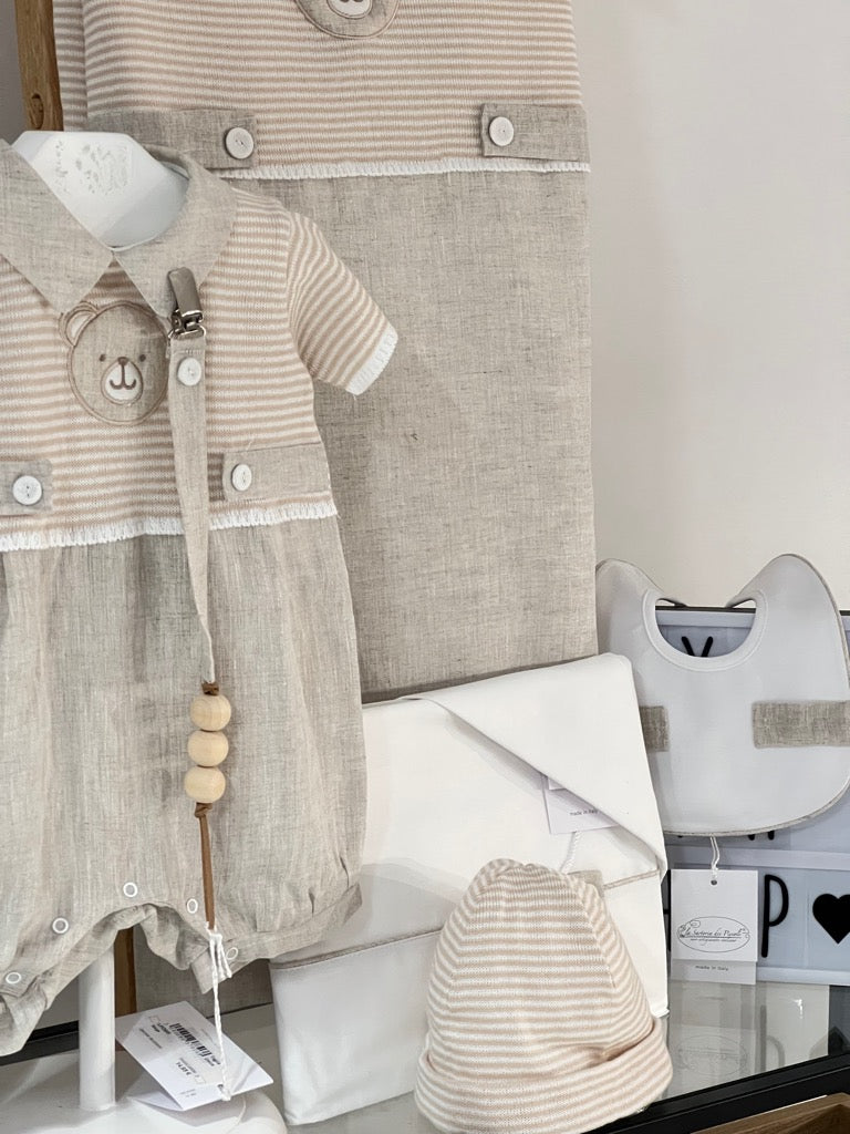 Set Neonato cotone Sartoria dei piccoli SET005P