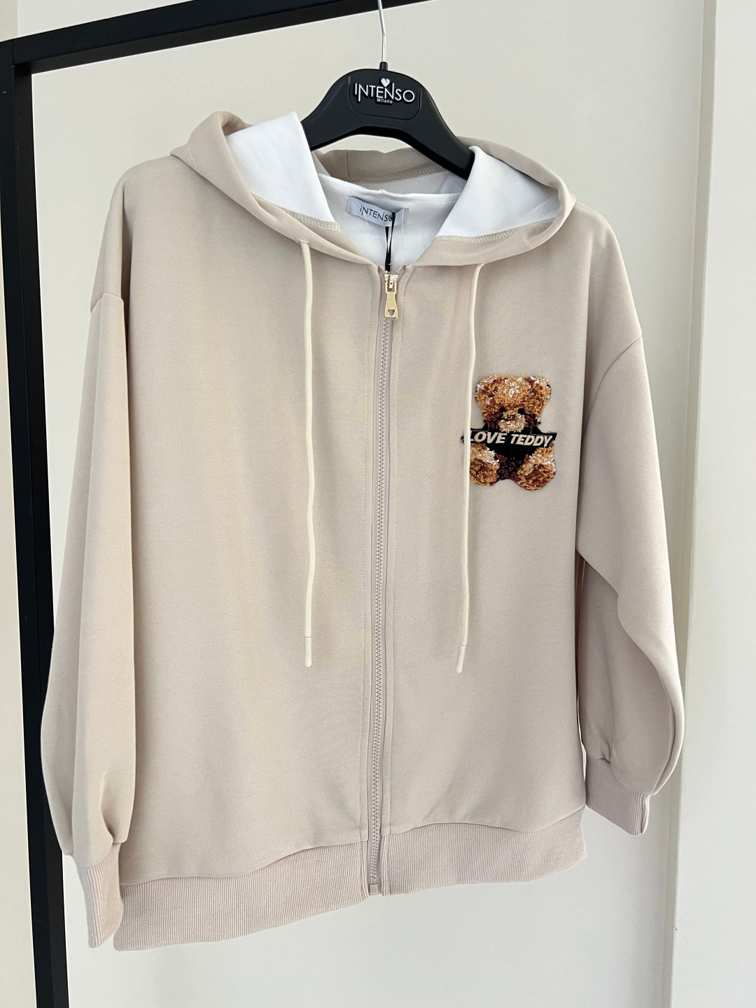 Felpa Full Zip Orsetto - Felpa Donna