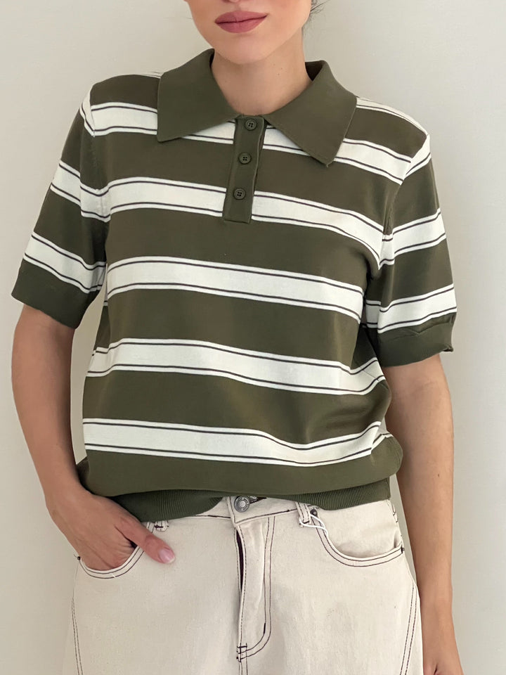 Polo Righe 2.0 - Maglia Donna