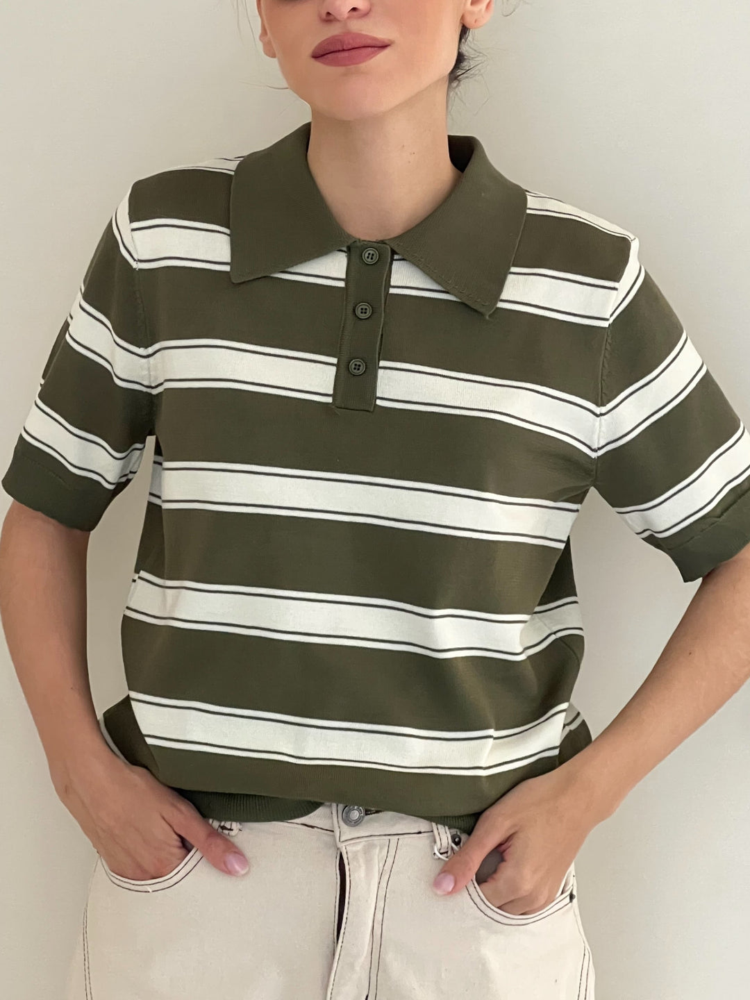 Polo Righe 2.0 - Maglia Donna