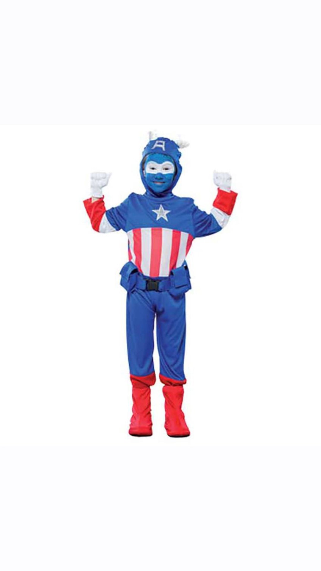 Costume Carnevale CAPITAN AMERICA