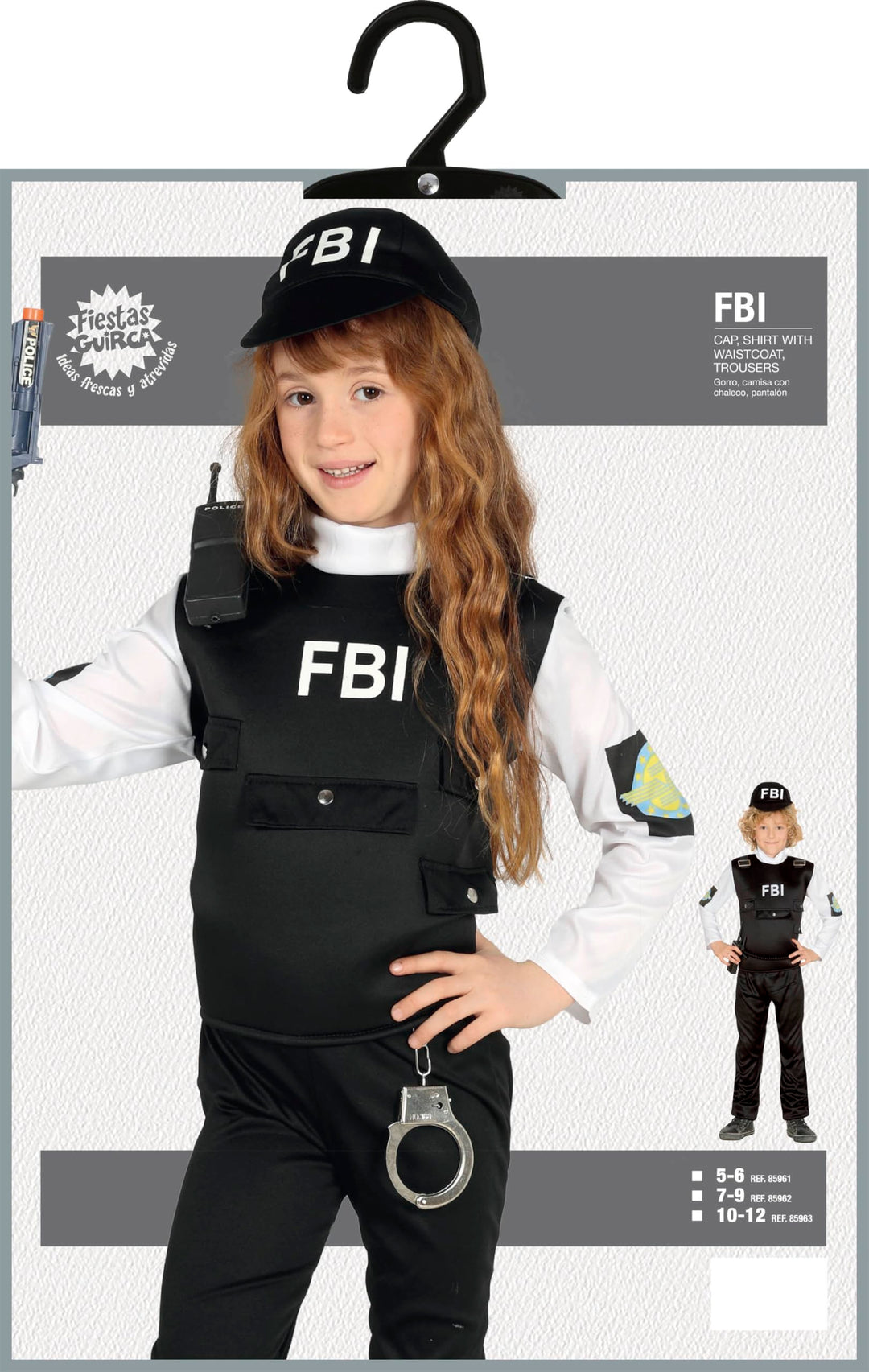 Costume Carnevale FBI