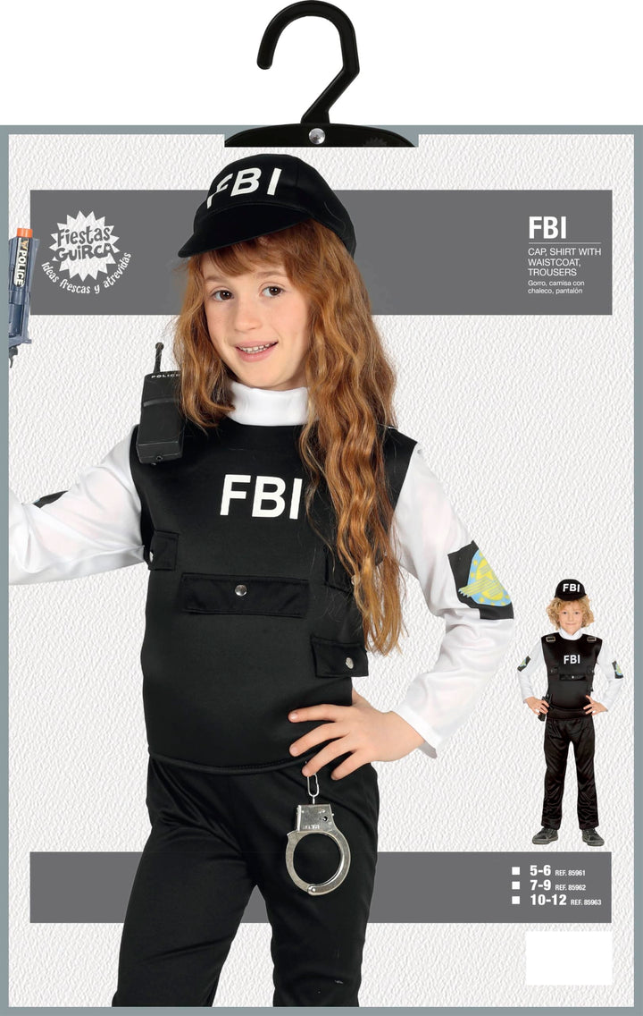 Costume Carnevale FBI