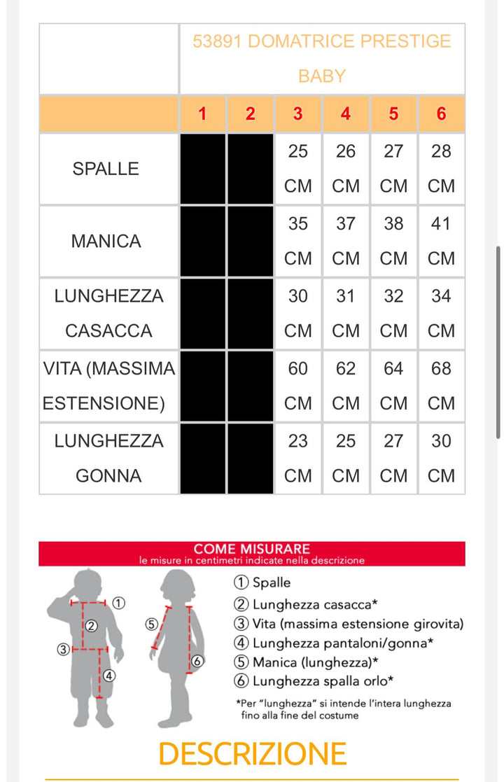 Costume carnevale bambina  53891