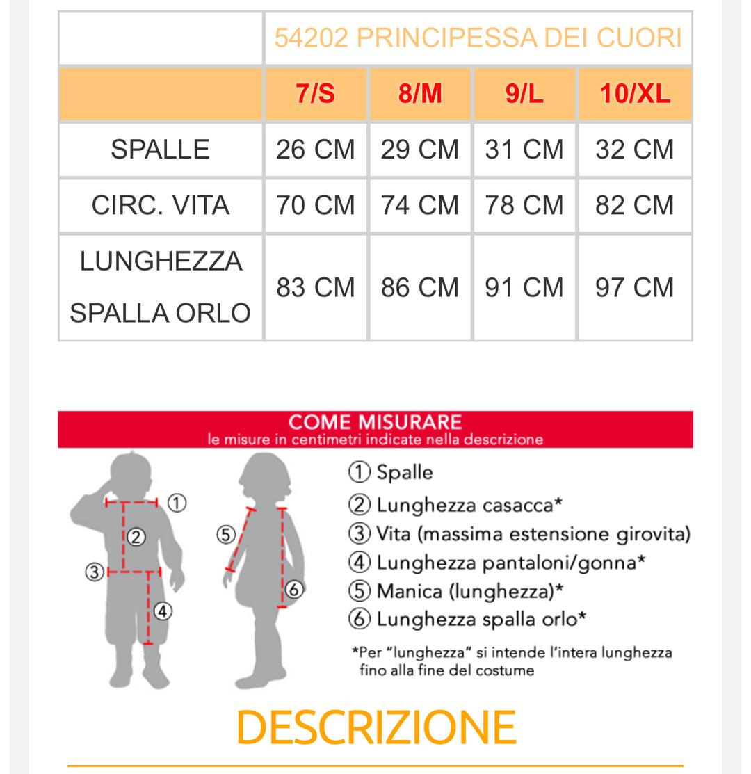 Costume carnevale bambina  54201