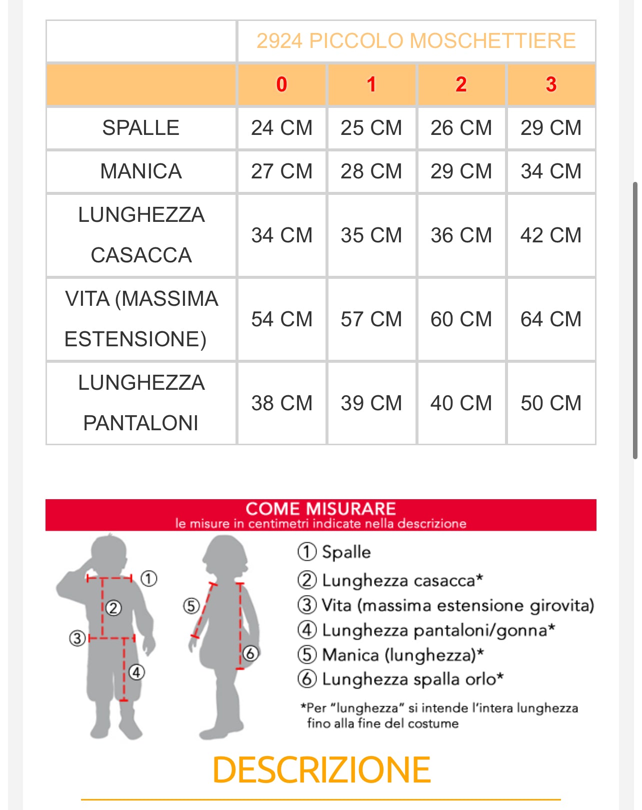 PICCOLO MOSCHETTIERE