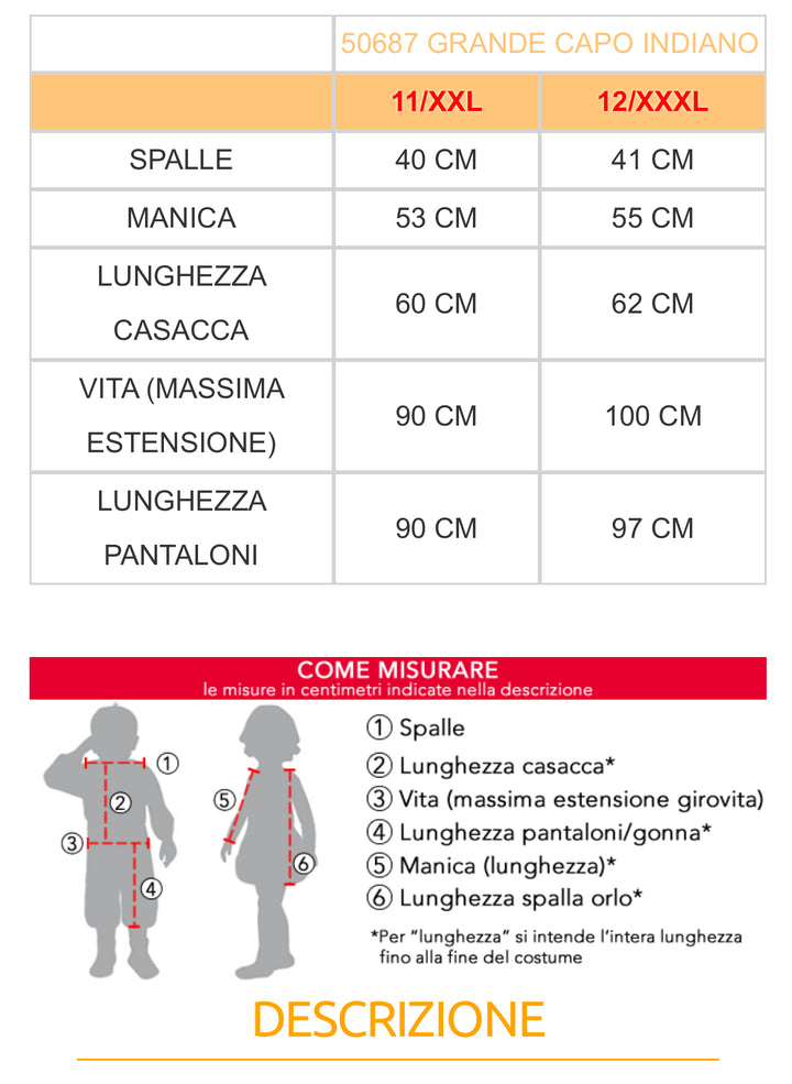 costume carnevale Bambino  50794