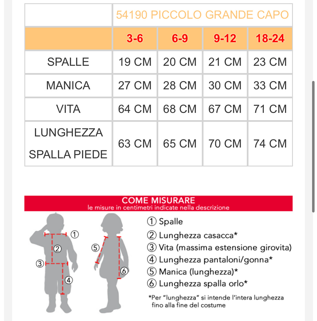 PICCOLO GRANDE CAPO