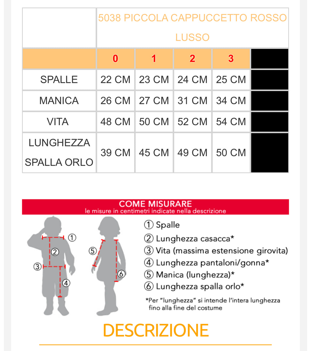 CAPPUCCETTO ROSSO