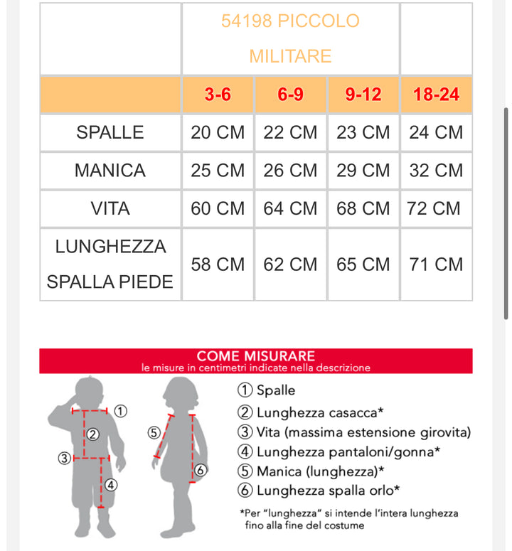 PICCOLO MILITARE