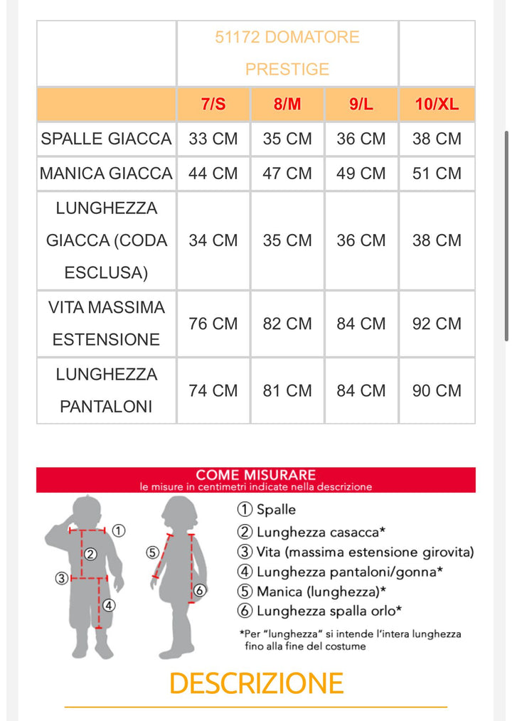 costume carnevale Bambino  51171