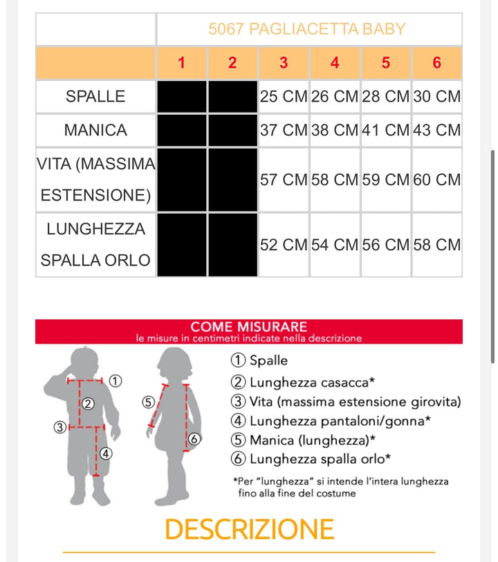 PICCOLA PAGLIACCETTA